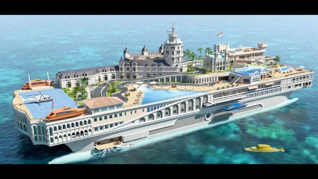 Streets of Monaco – $1 Billion-Most luxurious yacht in the world